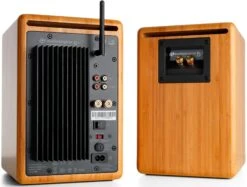 Audioengine A5+BT Wireless Bookshelf Speakers (Bamboo) -Gallo Acoustics shop A5PlusBT2
