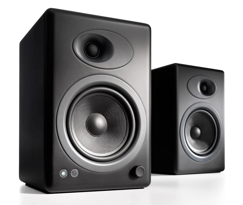 Audioengine A5+ Classic Powered Bookshelf Speakers (Satin Black) 3 Audioengine A5+ Classic Powered Bookshelf Speakers (Satin Black)