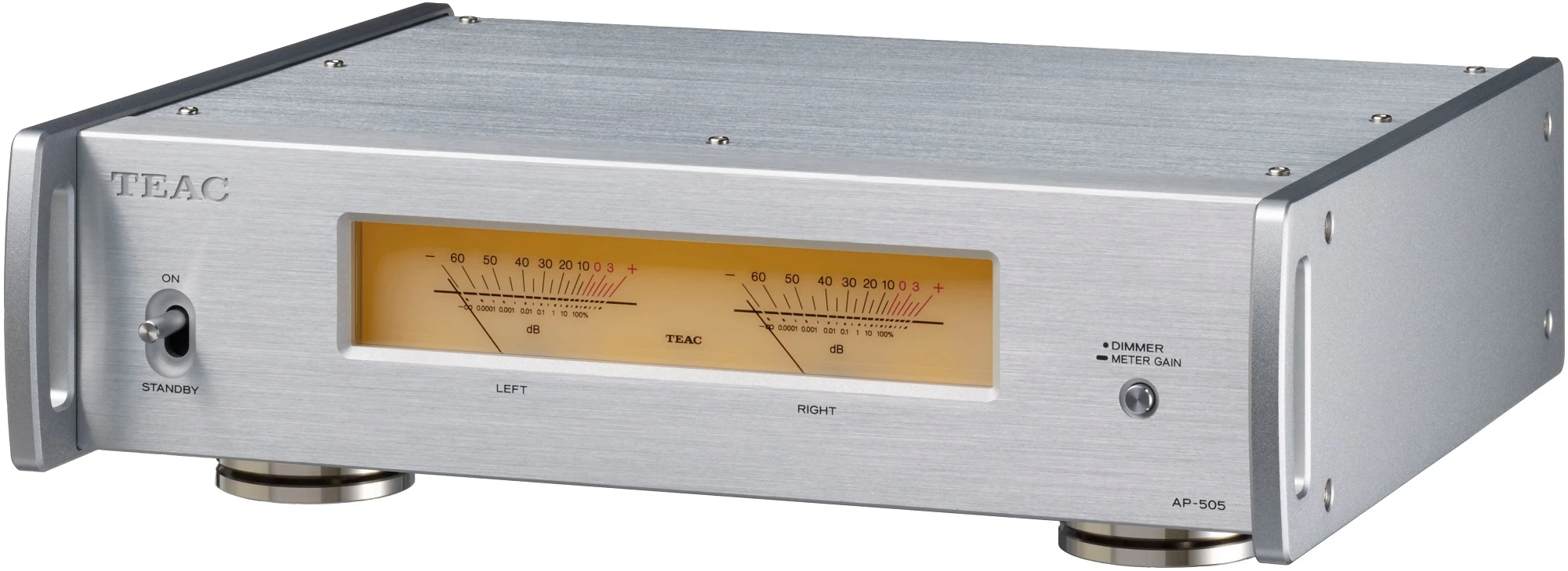 TEAC AP-505 Ultra-Compact Stereo Power Amplifier (Silver) 6 TEAC AP-505 Ultra-Compact Stereo Power Amplifier (Silver) - Image 4