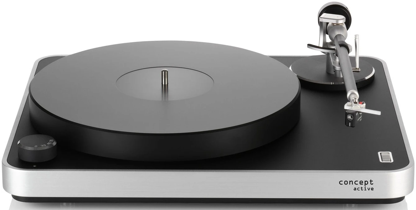 Clearaudio Concept Active Turntable With Internal Phono Preamp & Headphone Amp (Silver) 3 Clearaudio Concept Active Turntable With Internal Phono Preamp & Headphone Amp (Silver)
