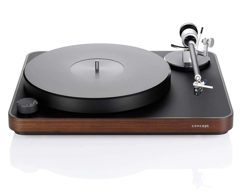 Clearaudio Concept AiR Dark Wood Turntable With Satisfy Black Tonearm And MM Cartridge 3 Clearaudio Concept AiR Dark Wood Turntable With Satisfy Black Tonearm And MM Cartridge
