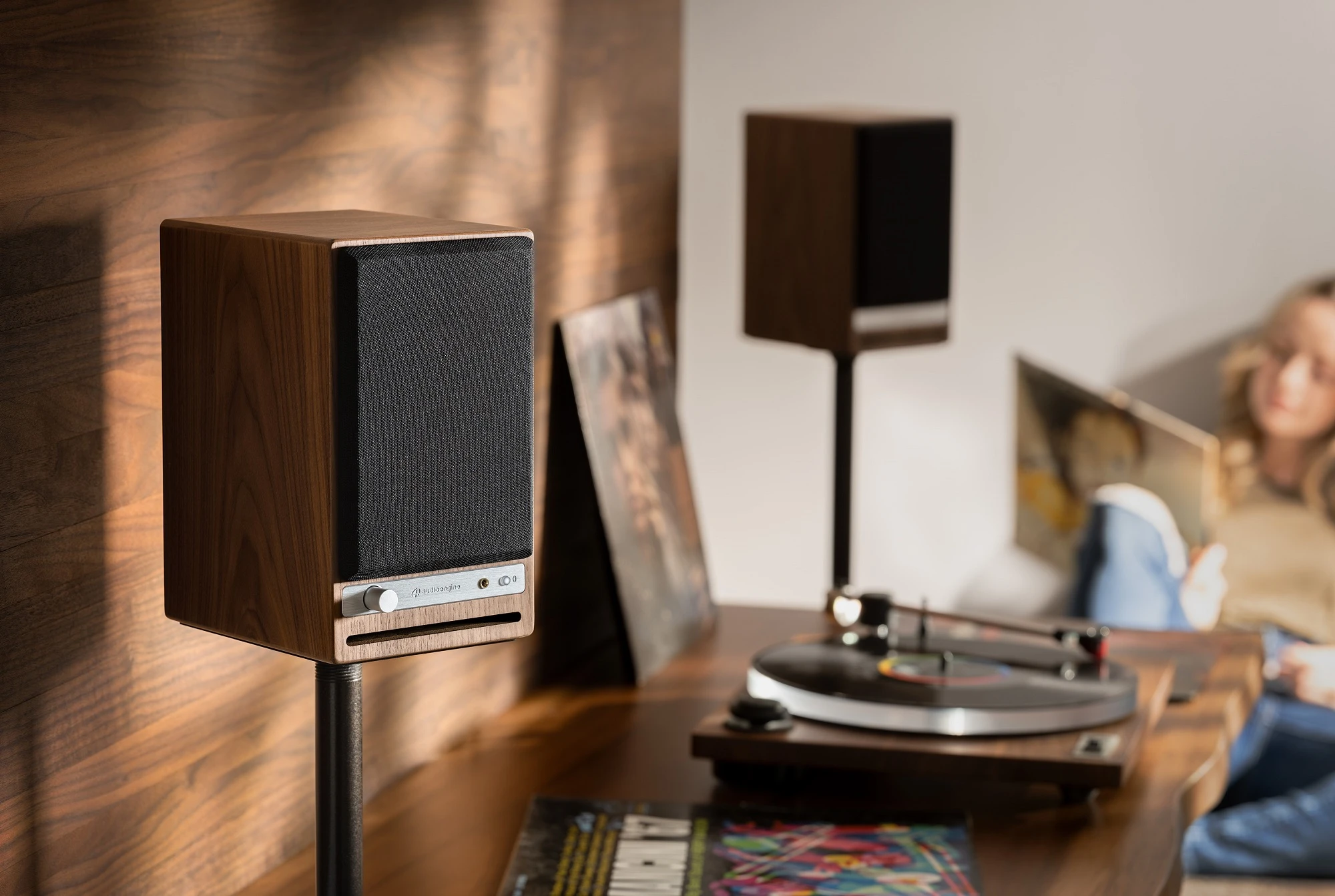 Audioengine HD4 Wireless Speaker System (Walnut) 4 Audioengine HD4 Wireless Speaker System (Walnut) - Image 2