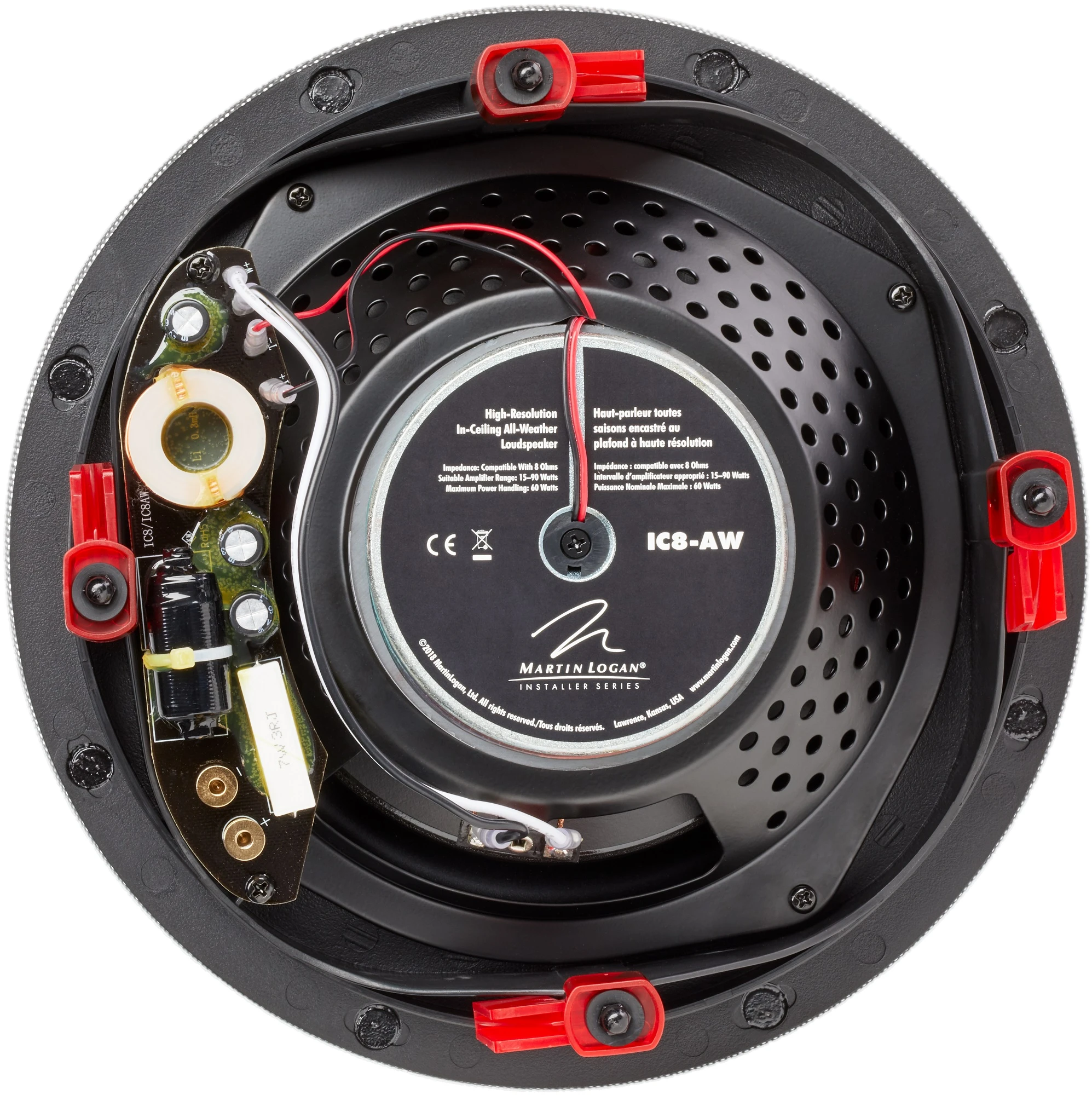 MartinLogan IC8-AW In-Ceiling All-Weather Speaker (EACH) 11 MartinLogan IC8-AW In-Ceiling All-Weather Speaker (EACH) - Image 9
