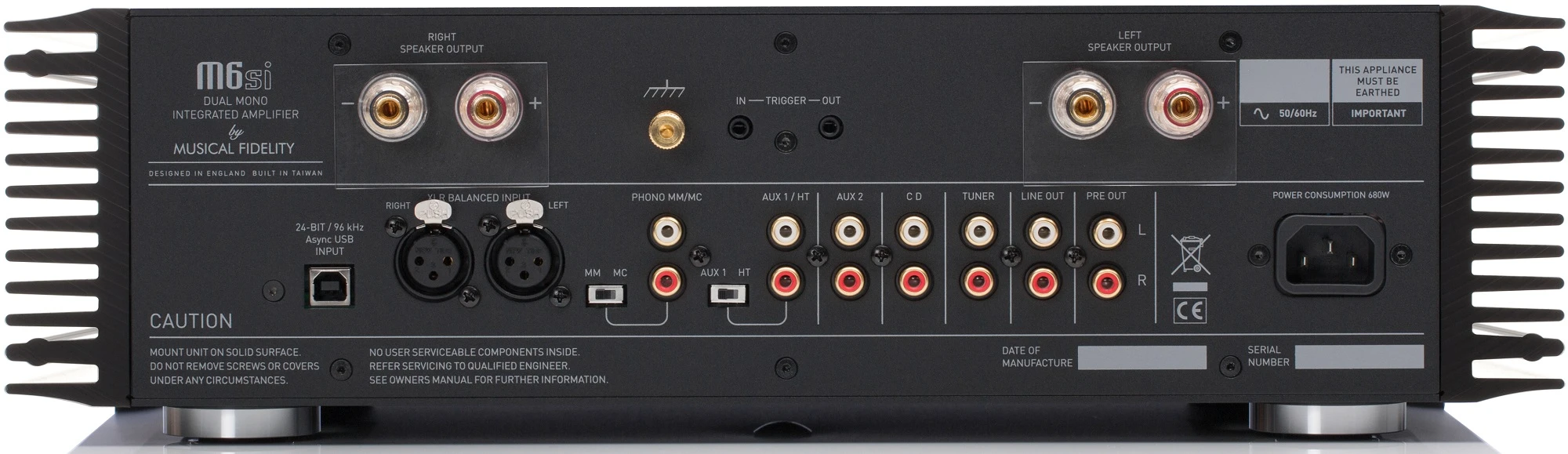 Musical Fidelity M6si Integrated Amplifier (Silver) 4 Musical Fidelity M6si Integrated Amplifier (Silver) - Image 2