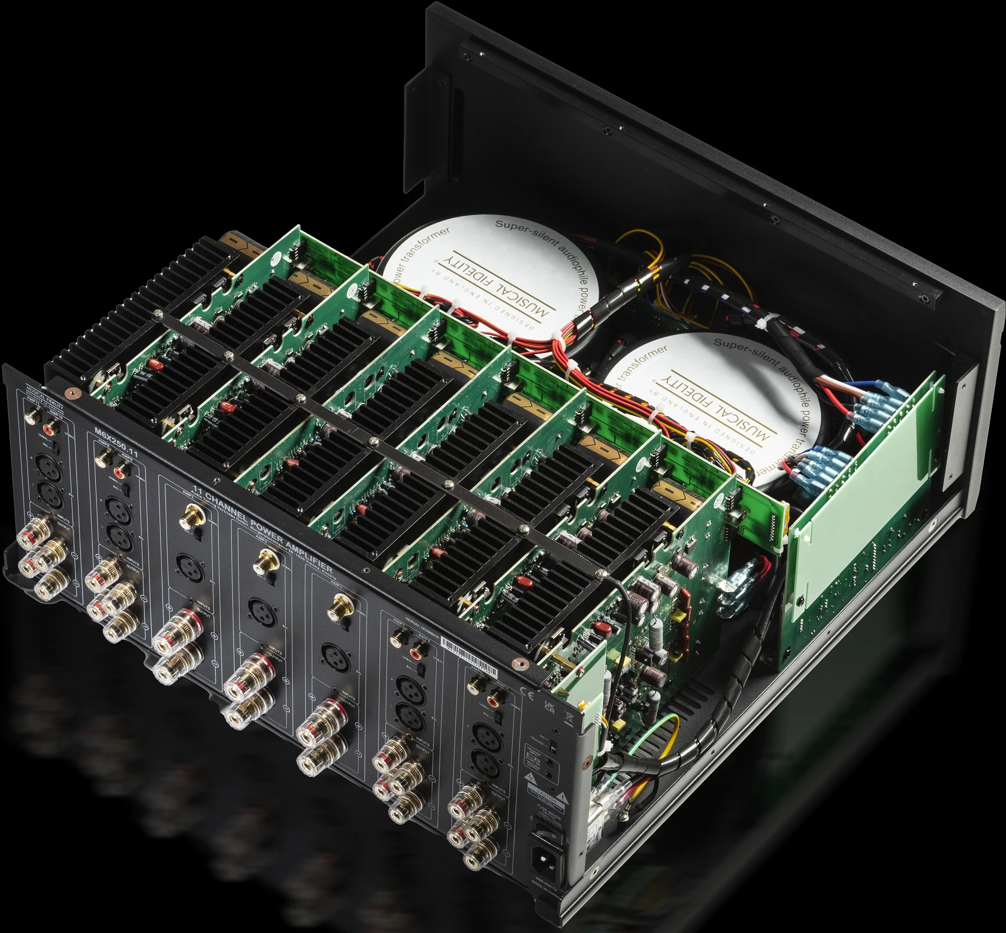 Musical Fidelity M6x 250.11 11-Channel Class A/B Power Amplifier (Black) 4 Musical Fidelity M6x 250.11 11-Channel Class A/B Power Amplifier (Black) - Image 2