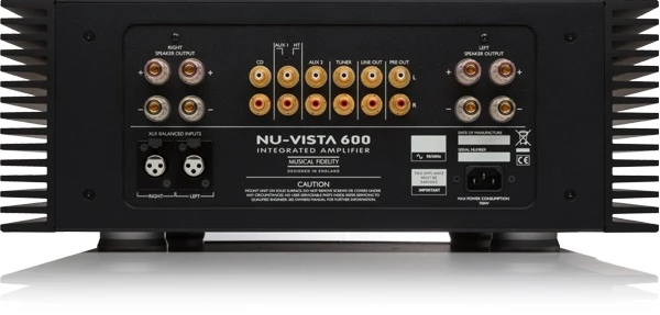 Musical Fidelity Nu-Vista 600 Integrated Amplifier (Black) 4 Musical Fidelity Nu-Vista 600 Integrated Amplifier (Black) - Image 2