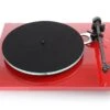 Rega Planar 3 Turntable With Exact 2 Cartridge (Gloss Red) -Gallo Acoustics shop Planar3Red2