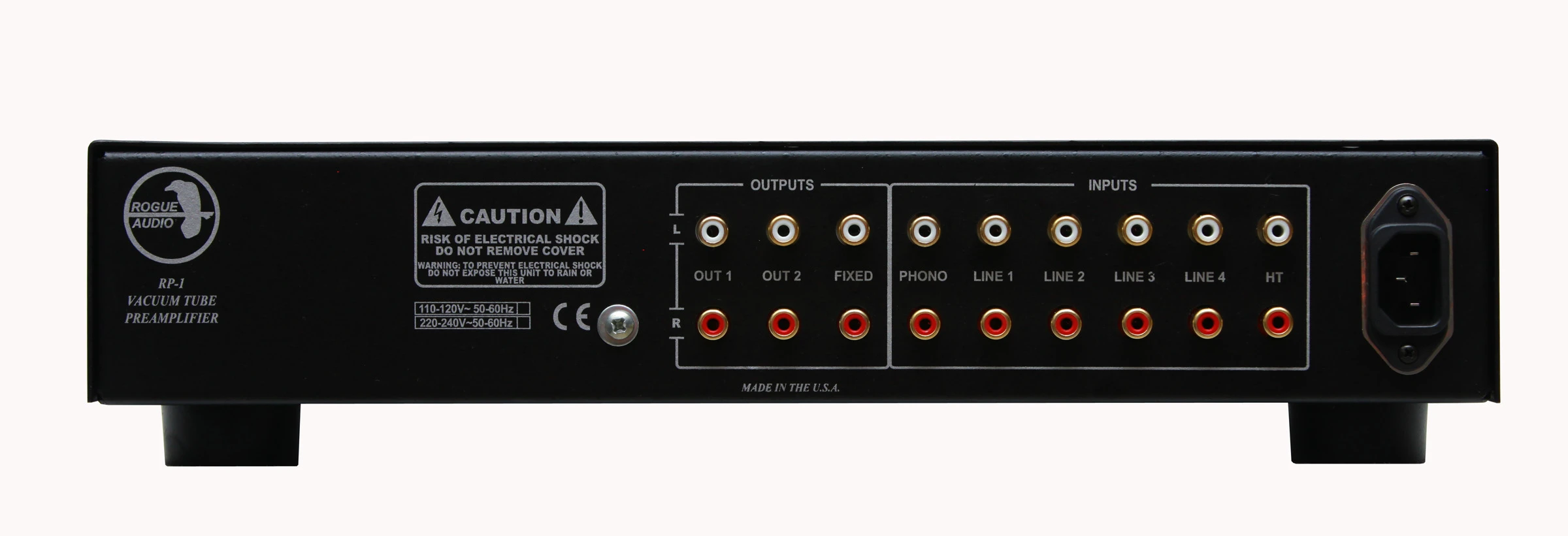Rogue Audio RP-1 Preamplifier (Black) 6 Rogue Audio RP-1 Preamplifier (Black) - Image 4