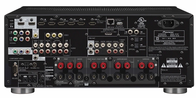 Pioneer Elite SC-82 7.2 Channel Networked Class D3 AV Receiver With HDMI 2.0 4 Pioneer Elite SC-82 7.2 Channel Networked Class D3 AV Receiver With HDMI 2.0 - Image 2