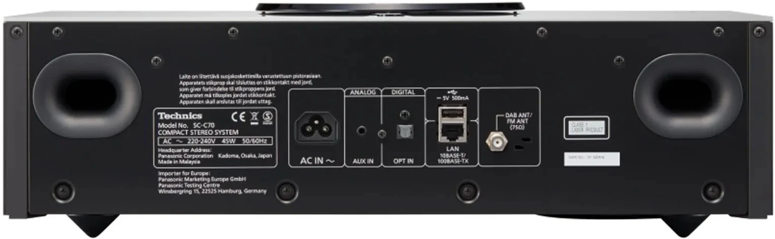 Technics SC-C70MK2 OTTAVA F Premium All-In-One Music System 9 Technics SC-C70MK2 OTTAVA F Premium All-In-One Music System - Image 7