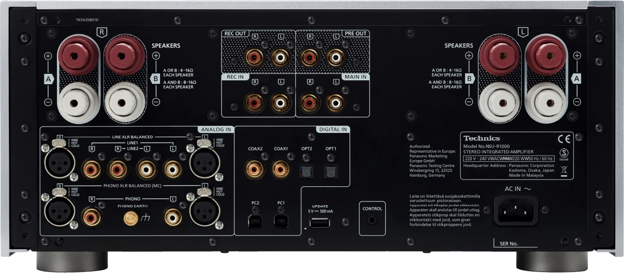 Technics SU-R1000 Reference Class Stereo Integrated Amplifier 11 Technics SU-R1000 Reference Class Stereo Integrated Amplifier - Image 9
