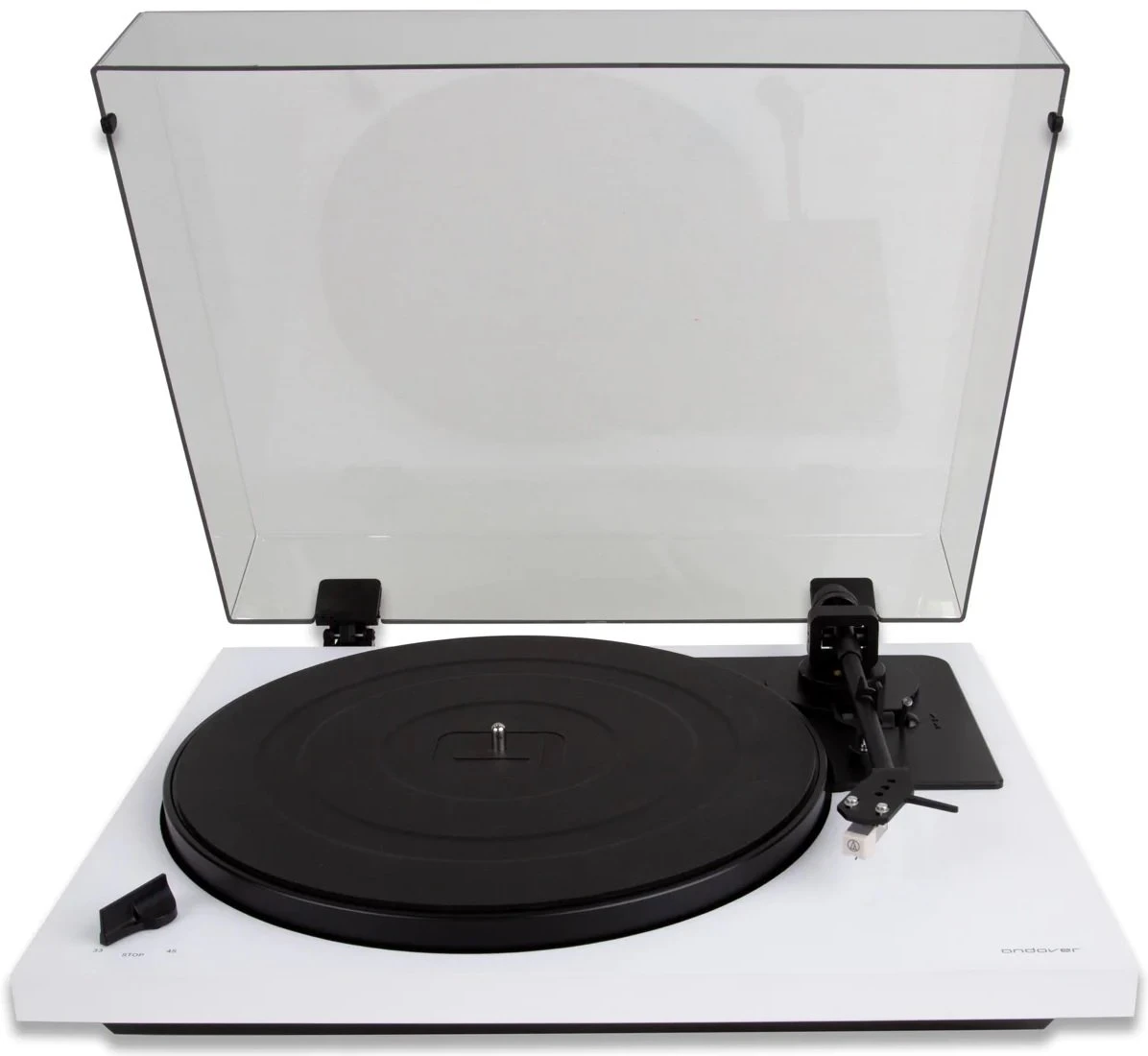 Andover Audio SpinDeck 2 Turntable With Cartridge (White) 3 Andover Audio SpinDeck 2 Turntable With Cartridge (White)