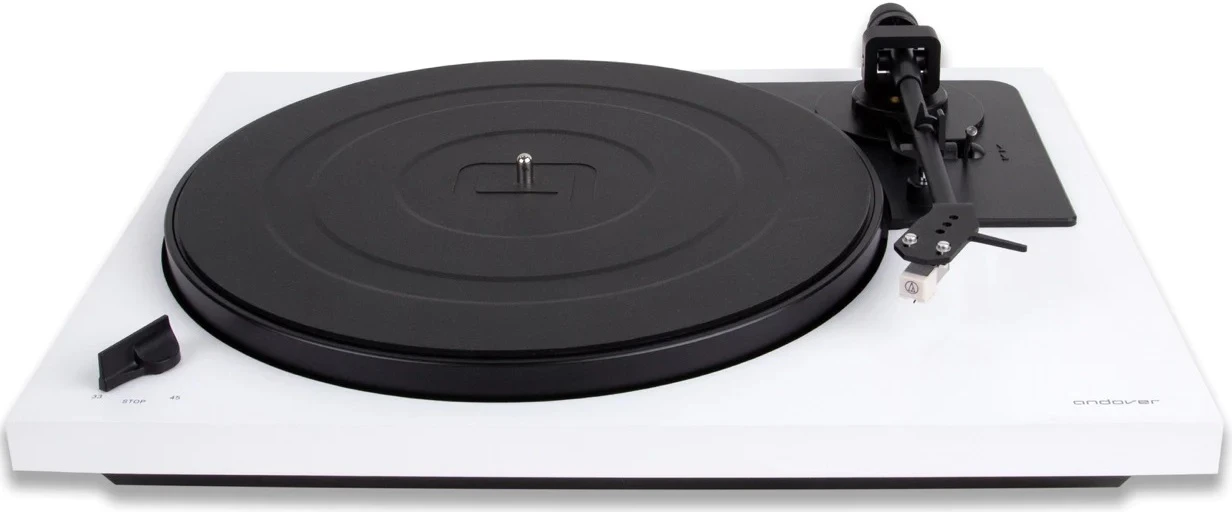 Andover Audio SpinDeck 2 Turntable With Cartridge (White) 10 Andover Audio SpinDeck 2 Turntable With Cartridge (White) - Image 8
