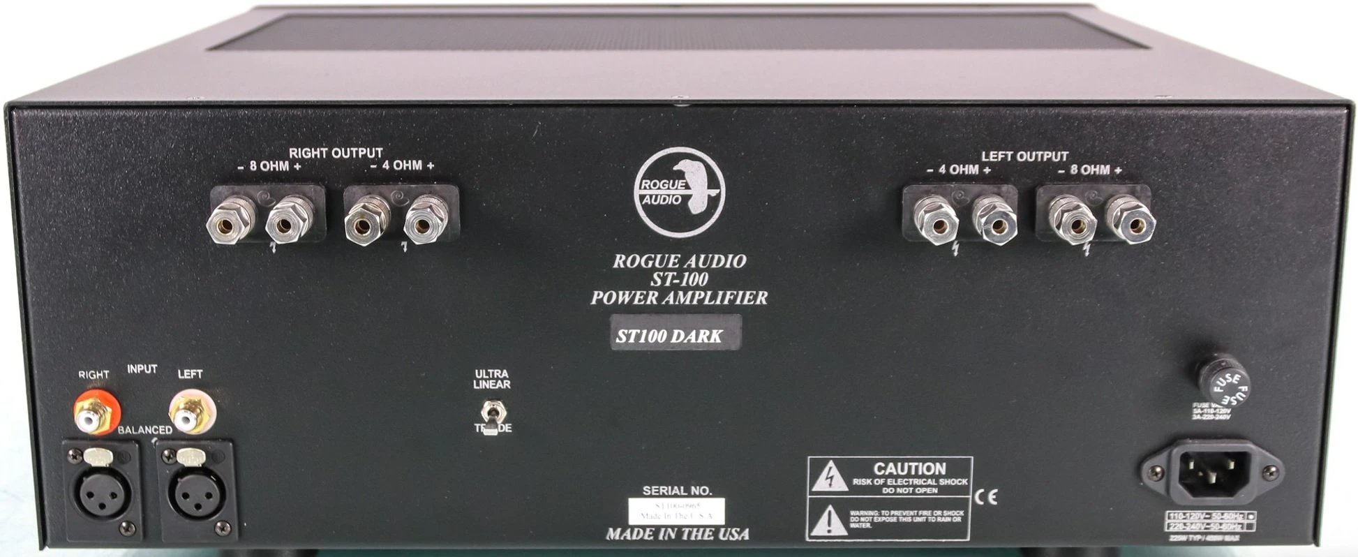 Rogue Audio Stereo 100 "Dark" Tube Power Amplifier 4 Rogue Audio Stereo 100 "Dark" Tube Power Amplifier - Image 2