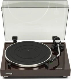 Thorens TD 204 Turntable With AT95E Cartridge (High-Gloss Walnut)