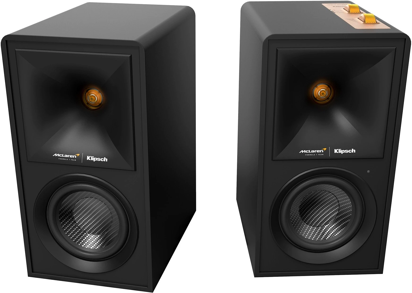 Klipsch The Fives McLaren Edition Powered Bookshelf Speakers 3 Klipsch The Fives McLaren Edition Powered Bookshelf Speakers