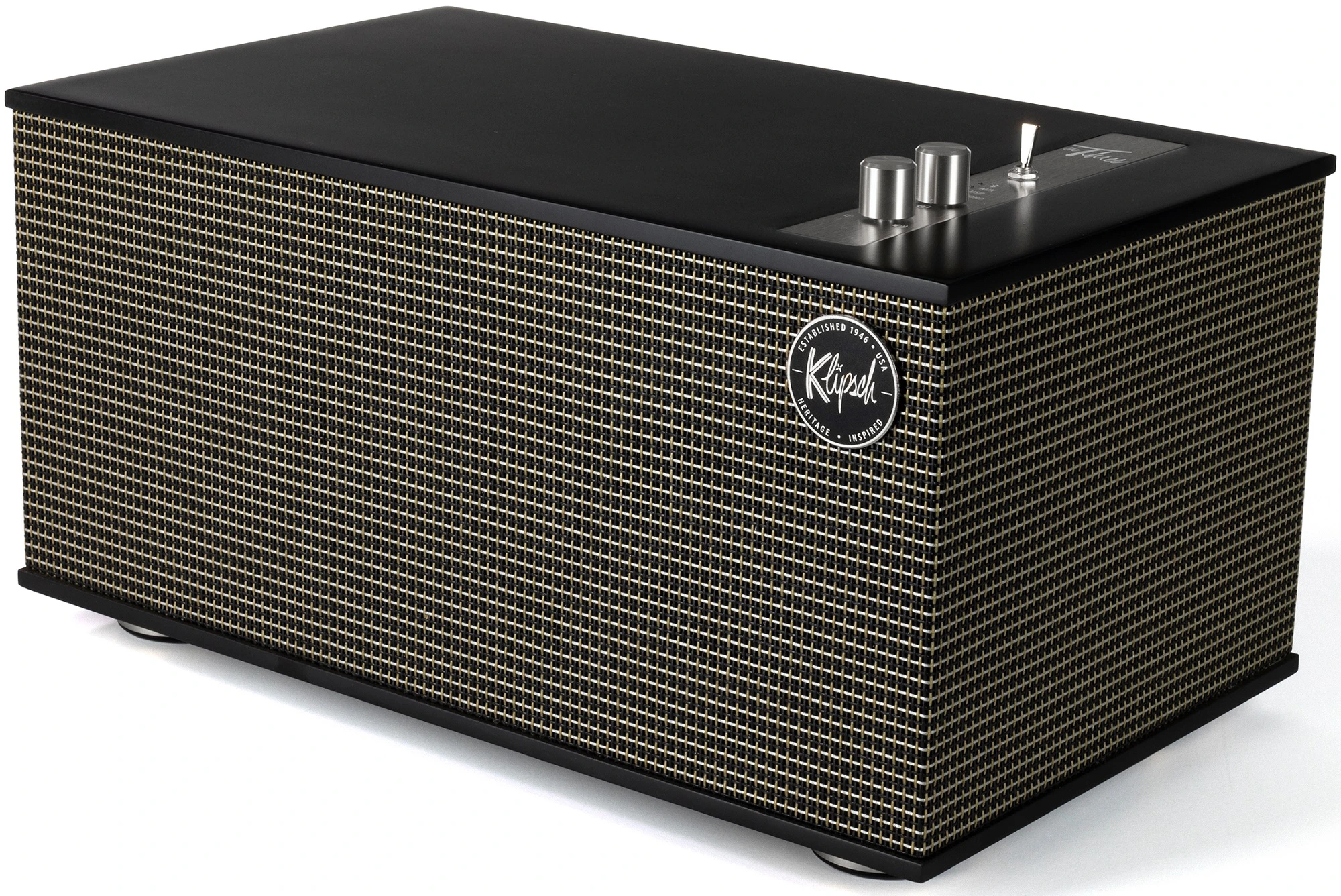 Klipsch The Three II Heritage Wireless Audio System (Matte Black) 3 Klipsch The Three II Heritage Wireless Audio System (Matte Black)