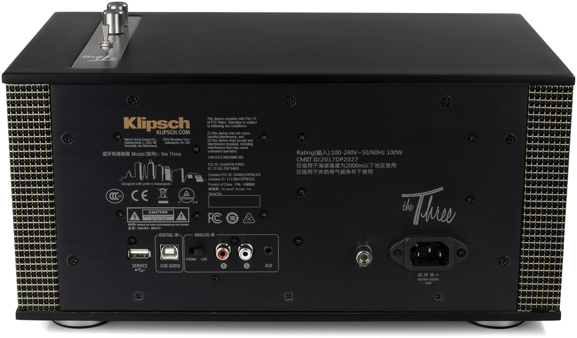 Klipsch The Three II Heritage Wireless Audio System (Matte Black) 6 Klipsch The Three II Heritage Wireless Audio System (Matte Black) - Image 4