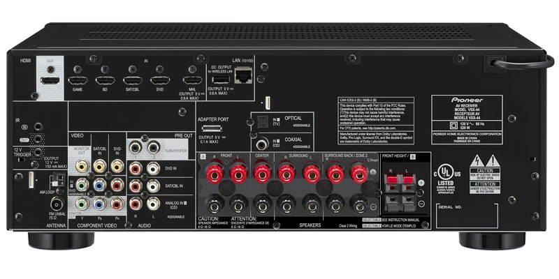 Pioneer Elite VSX-44 7.2 Channel Networked AV Receiver With HDMI 2.0 5 Pioneer Elite VSX-44 7.2 Channel Networked AV Receiver With HDMI 2.0 - Image 3