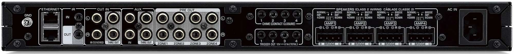 Yamaha XDA-QS5400RK MusicCast Multi-Room Streaming Amplifier (4 Zone, 8 Channel) 5 Yamaha XDA-QS5400RK MusicCast Multi-Room Streaming Amplifier (4 Zone, 8 Channel) - Image 3